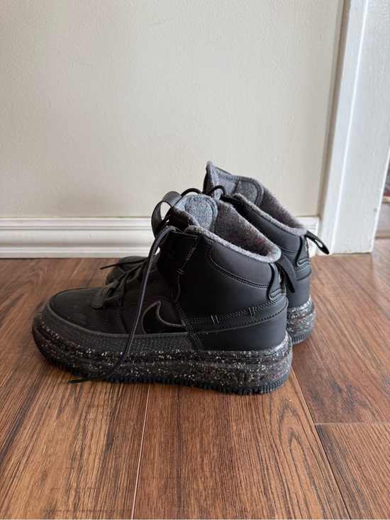 Nike Other - NIKE AIR FORCE 1 BOOTS SNEAKERS DARK SMOKE GREY BLACK RARE DD0747 001 (SIZE 10)